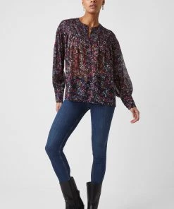 French Connection Sale Alaana Crinkle Top