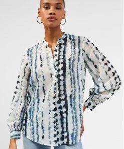 French Connection Sale Tie-Dye Button Down Shirt