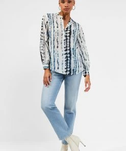 French Connection Sale Tie-Dye Button Down Shirt
