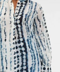 French Connection Sale Tie-Dye Button Down Shirt