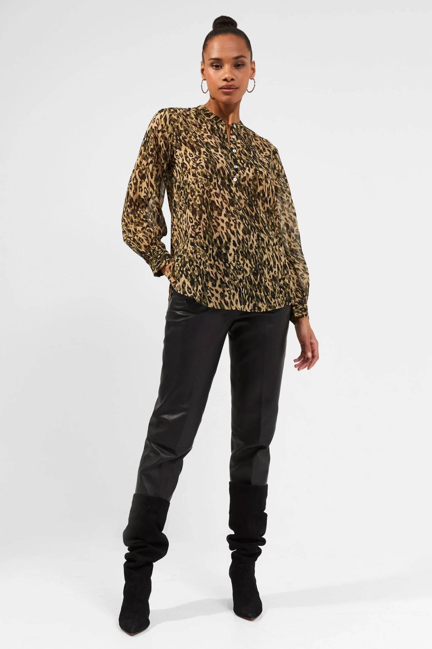 French Connection Sale Animal Print Button Down Shirt 5 French Connection Sale Animal Print Button Down Shirt