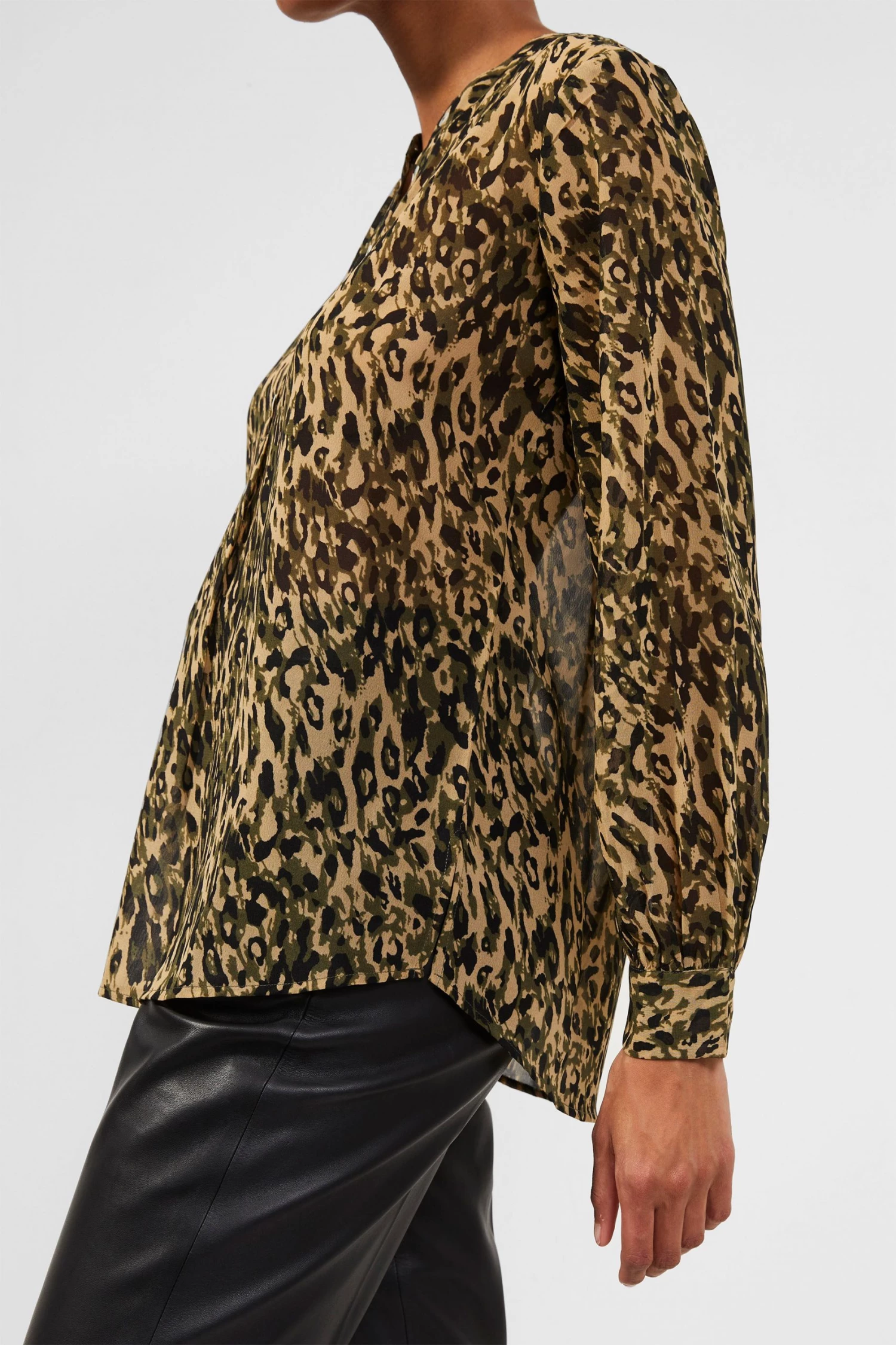 French Connection Sale Animal Print Button Down Shirt 6 French Connection Sale Animal Print Button Down Shirt