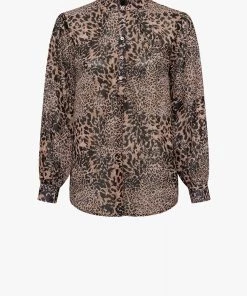 French Connection Animal Print Button Down Shirt 11 French Connection Animal Print Button Down Shirt