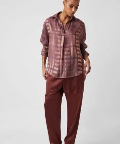 French Connection Sale Dewberry Rhodes Organza Pop Over Shirt