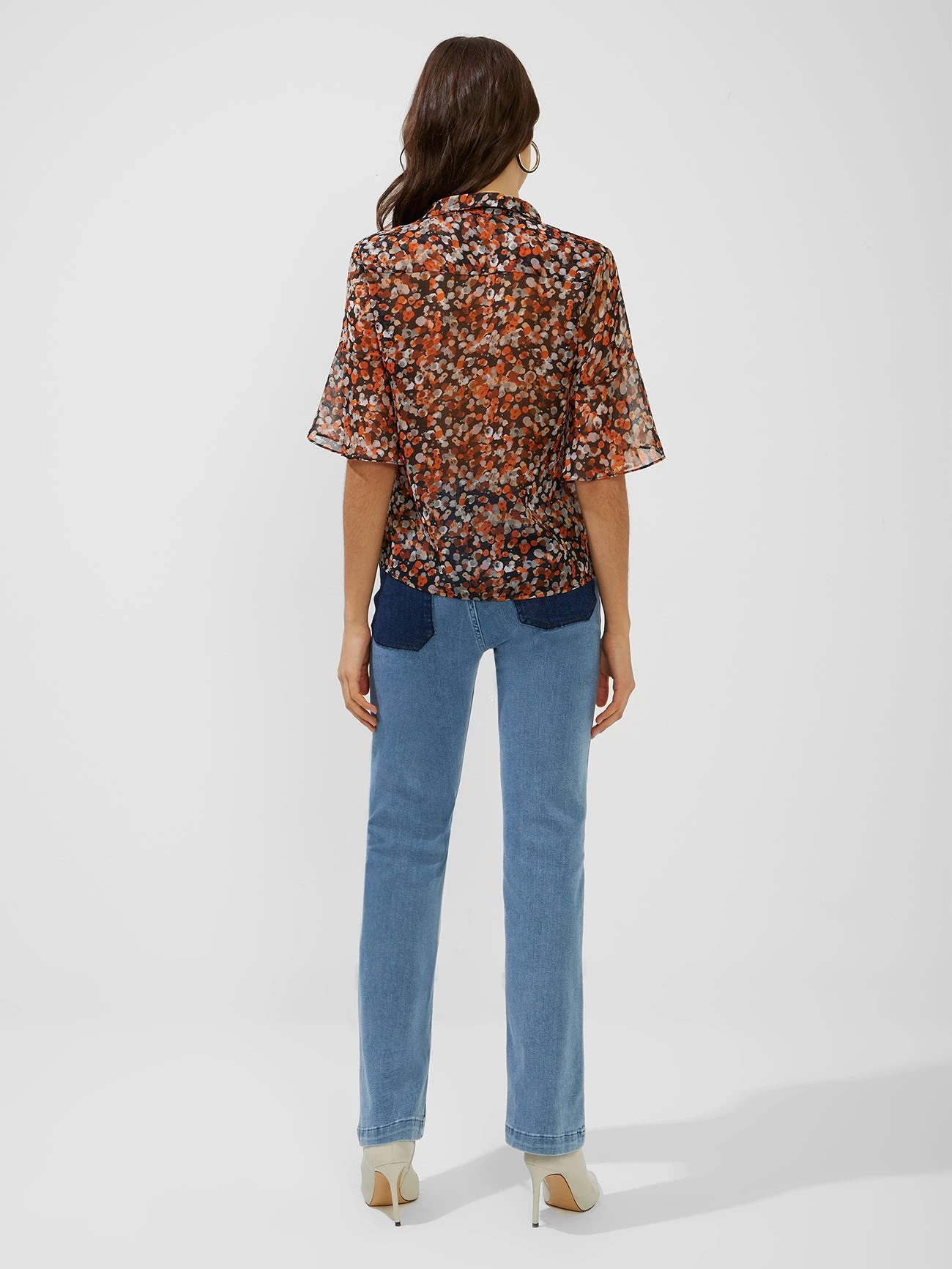 French Connection Sale Alita Pintuck Printed Top 7 French Connection Sale Alita Pintuck Printed Top