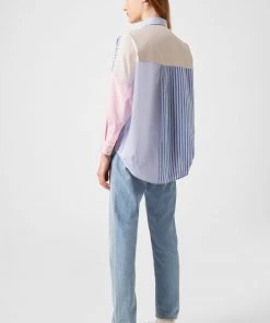 French Connection Mixed Stripe Pop Over Shirt Sale