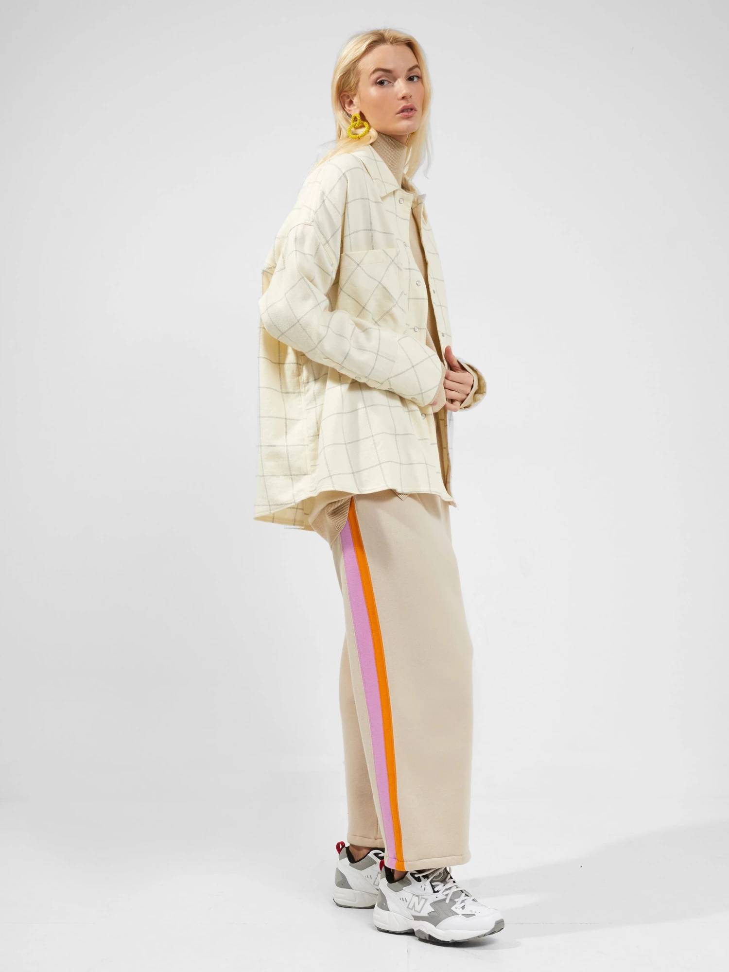 French Connection Sale Yiza Check Flannel Oversized Shirt 4 French Connection Sale Yiza Check Flannel Oversized Shirt