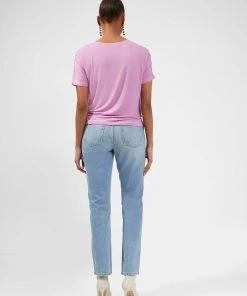 French Connection Augusta Pleat Peplum-Hem Top New In