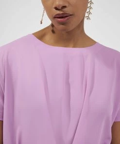 French Connection Augusta Pleat Peplum-Hem Top New In
