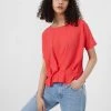 French Connection Tops Augusta Pleat Peplum-Hem Top