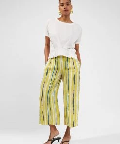 French Connection Tops Augusta Pleat Peplum-Hem Top