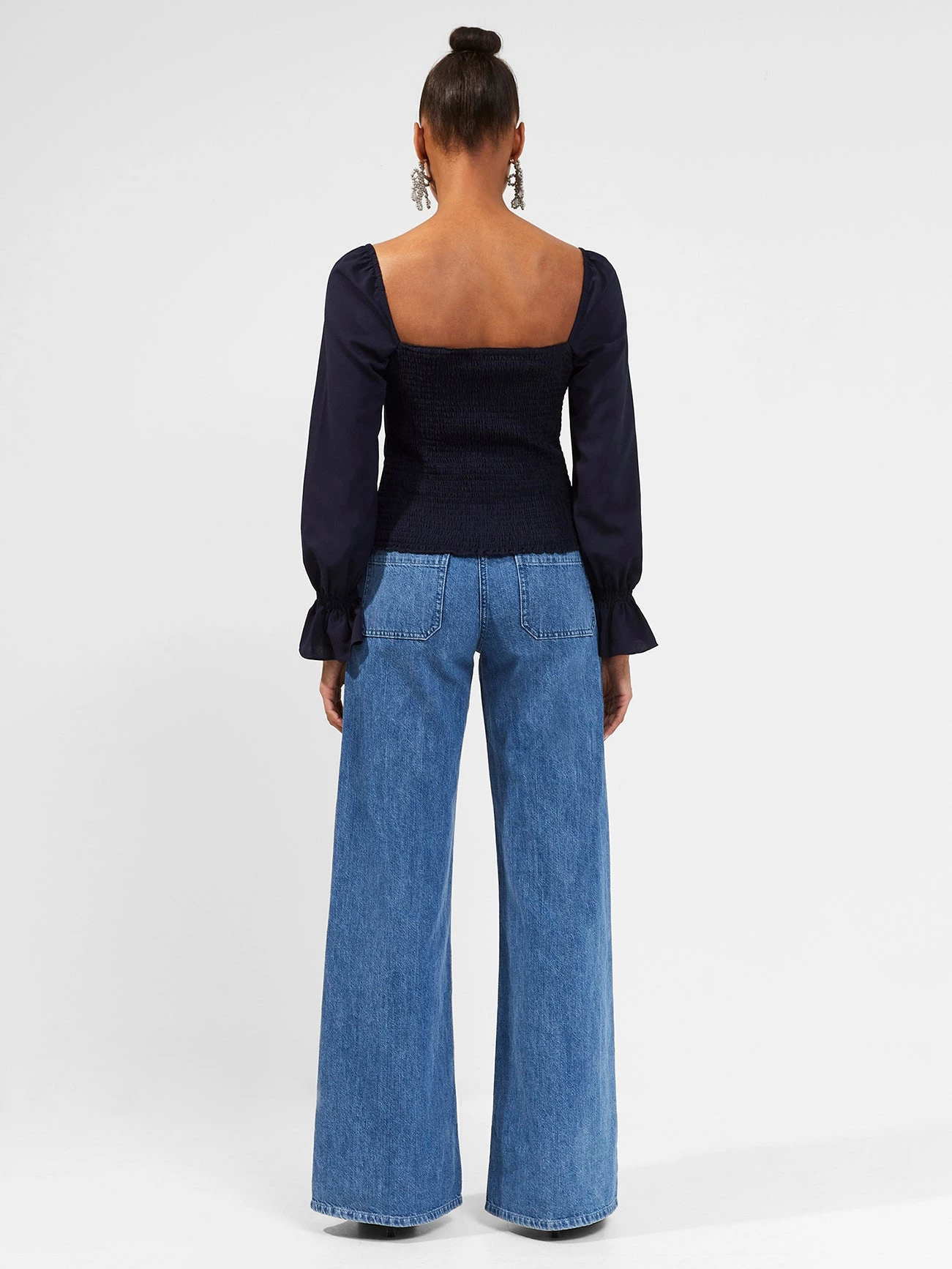 French Connection Sale Eryl Light Blouse 6 French Connection Sale Eryl Light Blouse