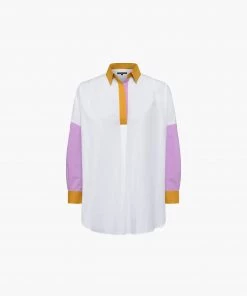 French Connection Colour-Block Organic Rhodes Shirt