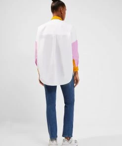French Connection Colour-Block Organic Rhodes Shirt