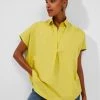 French Connection Shirts Cele Rhodes Organic Short-Sleeved Shirt