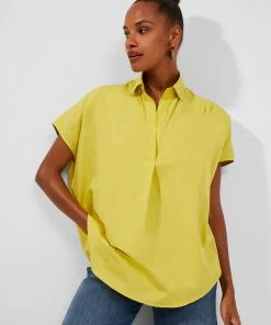 French Connection Shirts Cele Rhodes Organic Short-Sleeved Shirt