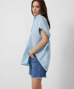 French Connection Cele Rhodes Organic Short-Sleeved Shirt Shirts 9 French Connection Cele Rhodes Organic Short-Sleeved Shirt Shirts