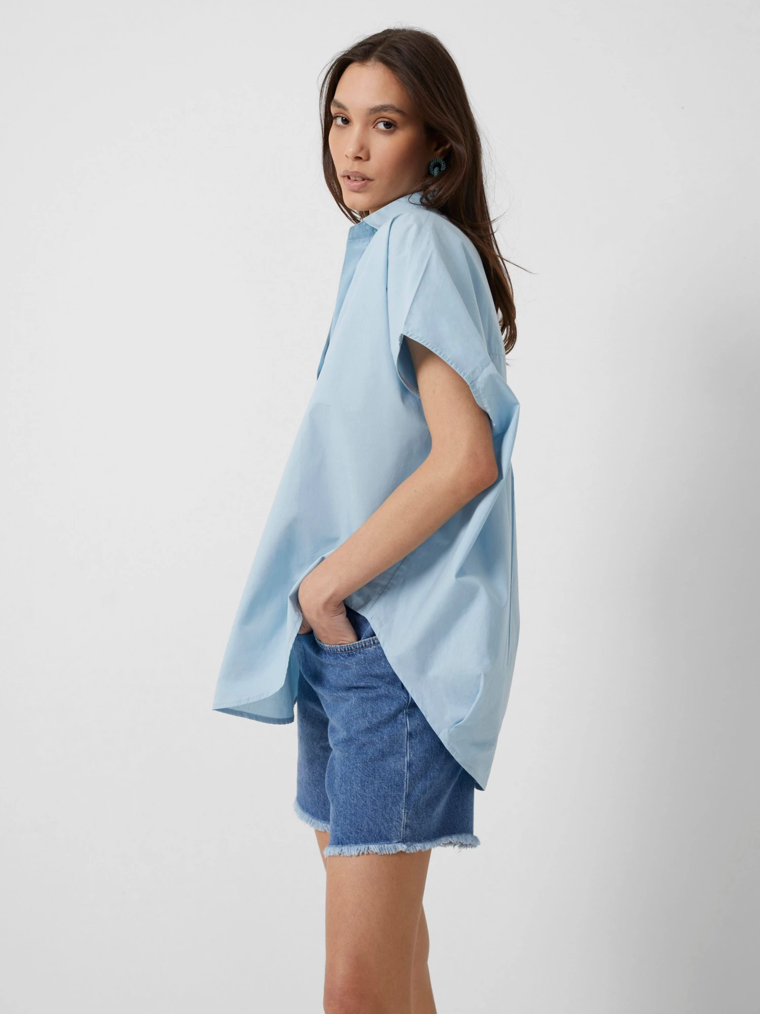 French Connection Cele Rhodes Organic Short-Sleeved Shirt Shirts 5 French Connection Cele Rhodes Organic Short-Sleeved Shirt Shirts