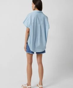 French Connection Cele Rhodes Organic Short-Sleeved Shirt Shirts 10 French Connection Cele Rhodes Organic Short-Sleeved Shirt Shirts