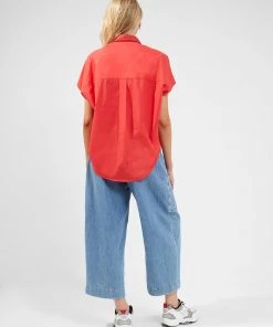 French Connection Shirts Cele Rhodes Organic Short-Sleeved Shirt