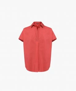 French Connection Shirts Cele Rhodes Organic Short-Sleeved Shirt