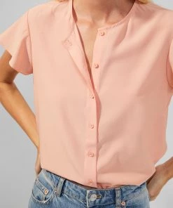 French Connection Ery Crepe Sleeveless Shirt