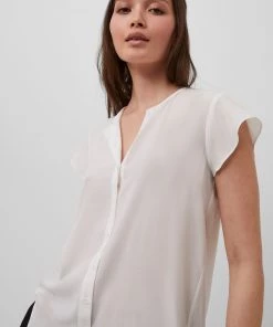 French Connection Shirts Ery Crepe Sleeveless Shirt