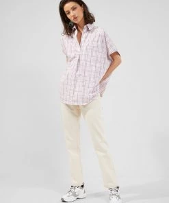 French Connection Yaki Organic Check Shirt Shirts