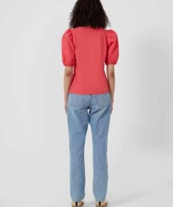 French Connection Armina Organic Poplin Blouse Tops