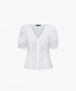 French Connection Tops Armina Organic Poplin Blouse