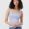 French Connection Elao Rhodes Organic Poplin Smock Top Tops