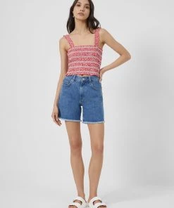 French Connection Tops Elao Rhodes Organic Poplin Smock Top