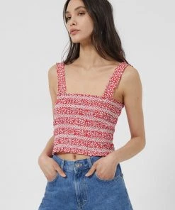 French Connection Tops Elao Rhodes Organic Poplin Smock Top