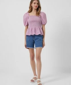 French Connection Tops Elao Artina Smocked Top