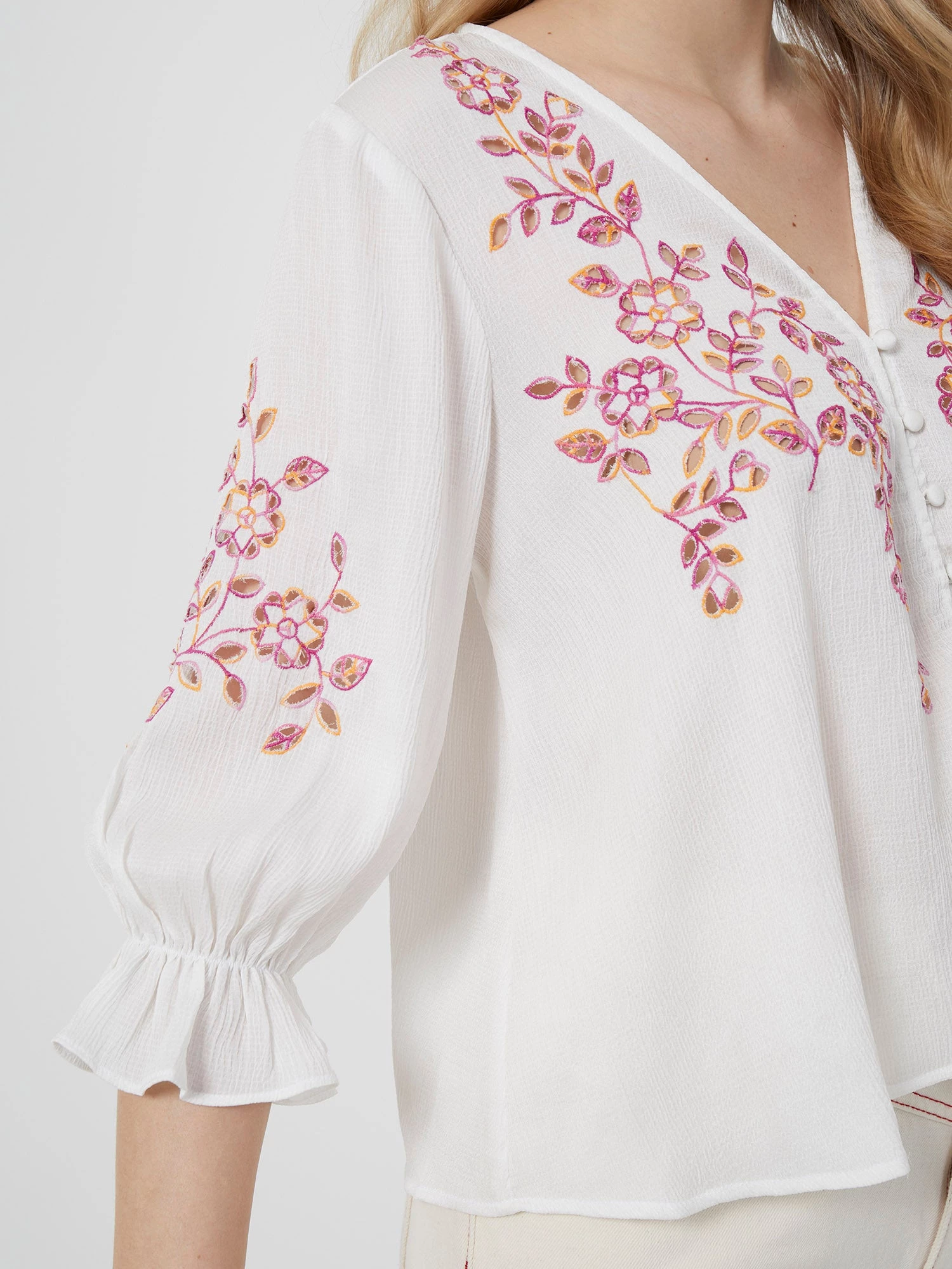 French Connection Gigi Embroidered Top 5 French Connection Gigi Embroidered Top