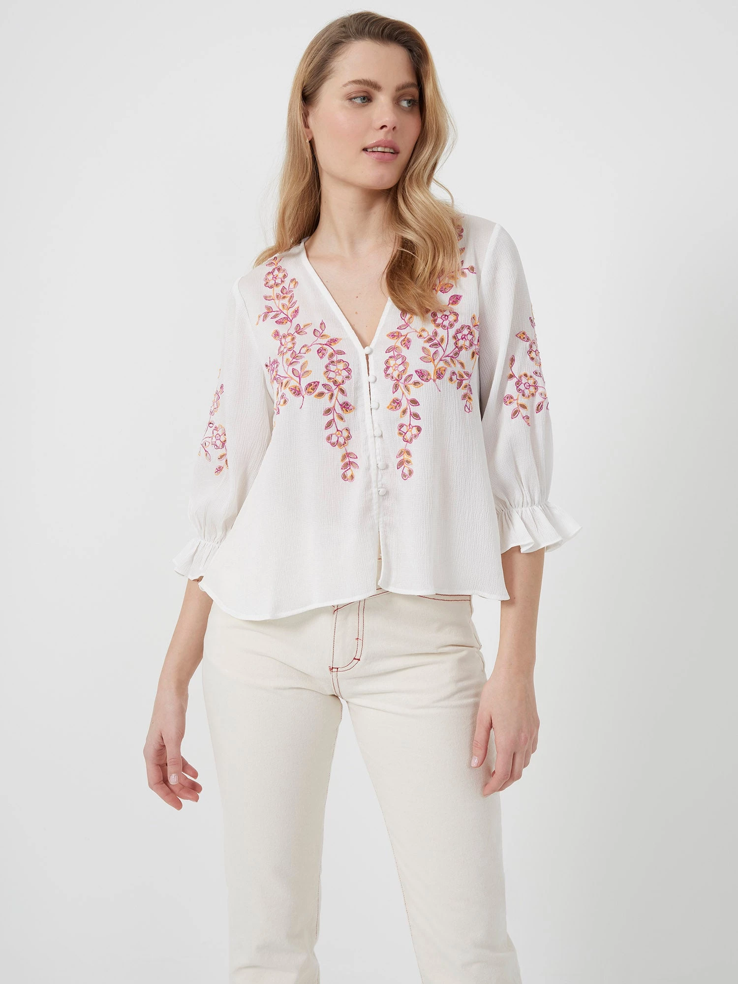 French Connection Gigi Embroidered Top 3 French Connection Gigi Embroidered Top