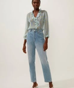 French Connection Bonita Ruffle-Front Shirt Shirts