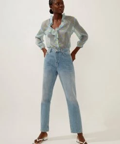 French Connection Bonita Ruffle-Front Shirt Shirts