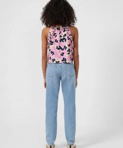 French Connection Cassia Crepe Ruffle Pleat Top Sale