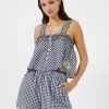 French Connection Adalhia Gingham Smock Top