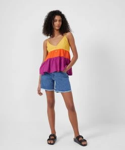 French Connection View All Adira Birch Tiered Strappy Top 9 French Connection View All Adira Birch Tiered Strappy Top