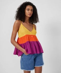 French Connection View All Adira Birch Tiered Strappy Top