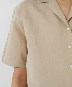 French Connection Ahia Cotton-Linen Shirt Shirts
