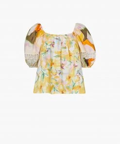 French Connection Isadora Patch Organic Poplin Bardot Top New In 11 French Connection Isadora Patch Organic Poplin Bardot Top New In