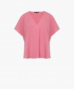 French Connection Crepe Light V Neck Top