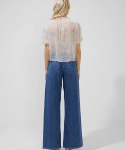 French Connection Doria Crinkle Ruffle Front Top 10 French Connection Doria Crinkle Ruffle Front Top