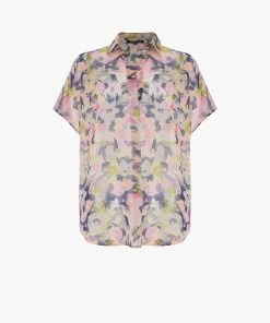 French Connection Catlett Crinkle Pop Over Shirt