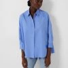 French Connection Rhodes Poplin Side-Split Shirt