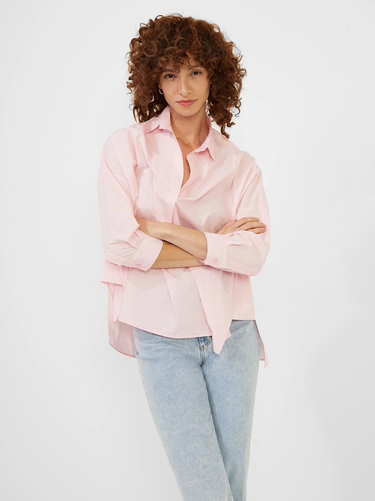 French Connection Rhodes Poplin Side-Split Shirt Sale 3 French Connection Rhodes Poplin Side-Split Shirt Sale