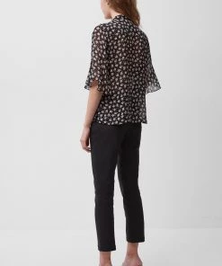 French Connection Aura Pintuck Shirt Sale